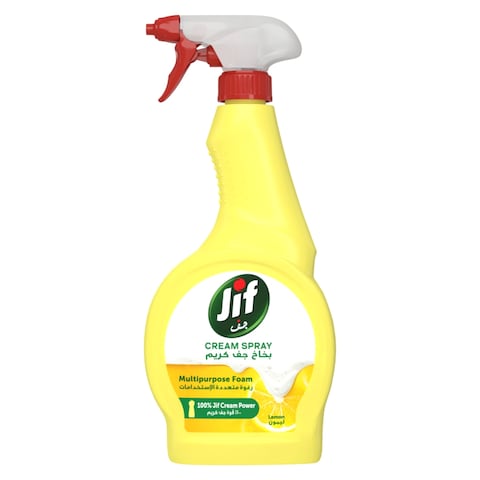 Jif Cream Spray Multipurpose Foam Lemon 500ml
