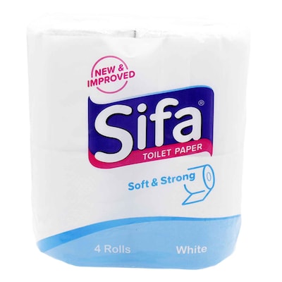 Sifa Toilet Roll White  Pack Of 4