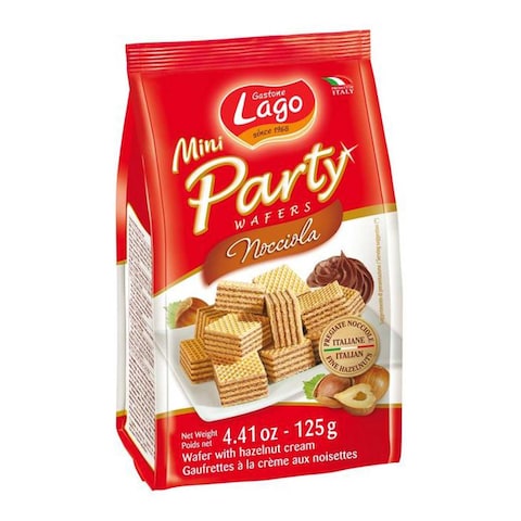 Lago Party Mini Wafer With Hazelnut Cream - 125 gm