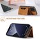 Excuse Premium Case For iPhone 14 Pro Max, Leather Phone Case Back Cover Magnetic Detachable Trifold Wallet Card Holder For iPhone 14 Pro - Brown
