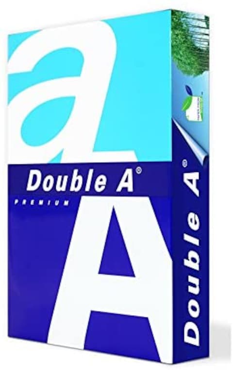 Double A  Printer Copy Paper Size A4 GSM 80 500 Pages Ream