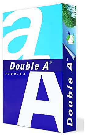 Double A  Printer Copy Paper Size A4 GSM 80 500 Pages Ream