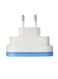 Generic Mini Novelty Square Bedroom Lamp Light Control Blue 0.035Kg