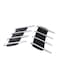 Outad - 2-Piece 3D Car Air Vent Design Sticker