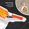 Kress Kleen Dust Pan Brush Set 'Snap-On' - Trooper (Orange)