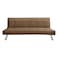 In House Sandi 2 In 1 Sofabed Velvet Upholstered - Light Brown
