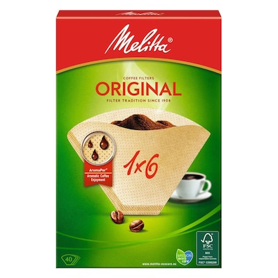 Melitta Original Coffee Filter Paper 40 Pieces