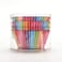 100Pcs/set Rainbow Color Cupcake Baking Paper Cases Cake Box