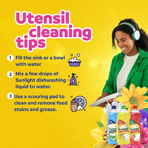 Sunlight Dishwashing Liquid Lemon 750Ml