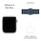 Apple Watch Series 9 LTE 45mm Silver Stainless Steel Storm Blue Sport Band Medium/Large