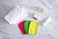 Korean Style Exfoliating Cloth Towels Washcloth Bath Scrup Mitt Italy Towel - 3pcs (Red,Green,Yellow) in 1 Package
