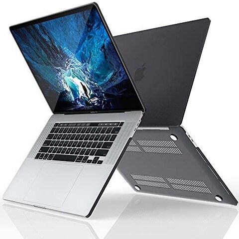 Ntech Macbook Pro 16 Inch (2019 Release), Hardshell Case Cover For Macbook Pro 16&quot; With Touch Bar And Touch Id Model A2141 - Black ((Ntech))