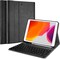 Ntech Keyboard Case For iPad 10.2 (2020 8Th Generation/ 2019 7Th Generation), Protective Smart Cover With Magnetically Detachable Wireless Keyboard For 10.2&quot; iPad 8 / iPad 7 -Black