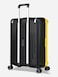 Eminent Vertica Hard Case Travel Bag Cabin Luggage Trolley Polypropylene Lightweight Suitcase 4 Quiet Double Spinner Wheels With Tsa Lock B0006M Yellow Black