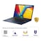 ASUS Vivobook 14 X1404ZA-NK271W, Intel Core i5-1235U, 8GB RAM, 512GB SSD, 14-inch FHD, Windows 11 Home, Quiet Blue, English/Arabic