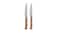 Knife, dark brown24 cm,2pack
