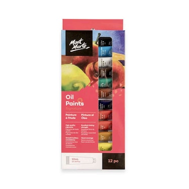 طلاء زيت مونتي مارت 12 مل 12 قطعة