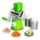 3 In 1 Vegetable Salad Manual Tabletop Rotary Drum Grater