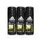 Adidas Deodorant  Anti Perspirant 6 in 1 150mlx3's