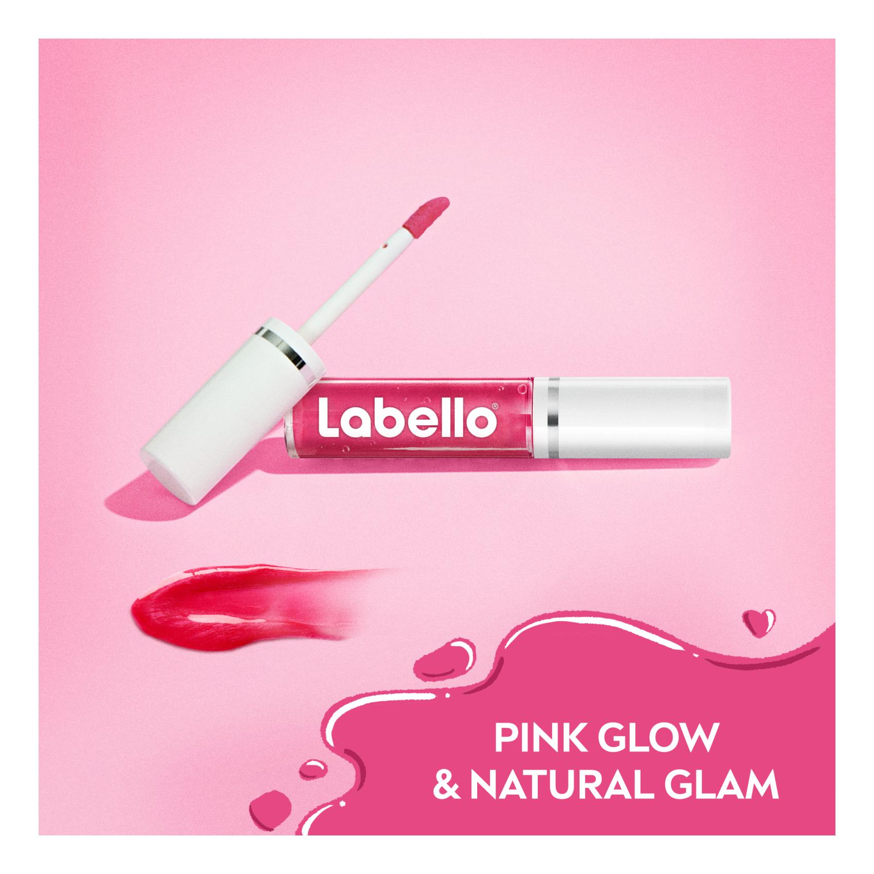 Labello Lip Oil Moisturising Lip Care Glossy Finish Pink Rock 5.5 ml