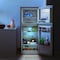 Geepas 180 L Double Door Total No-Frost Refrigerator- GRF2522SXN  Multi-Airflow with Faster and Deep Cooling  LED Interior Light and Unbreakable Glass Shelves,   Metallic Grey  2 Years Warranty