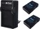 DMK Power 2 x EN-EL14 Battery 1030mAh 7.7Wh with TC600E Battery Charger Compatible with Nikon D5600 D5500 D5200 D5300 D5100 D3400 D3300 D3200 D3100 Coolpix P7000 P7100 P7200 P7700 P7800 Cameras