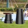 Tomshoo-Portable Retractable Stool Outdoor Safe Stable Folding Camping Fishing Chair