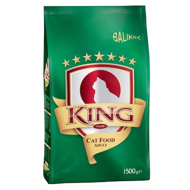 King Plus Fish Adult Cat Food 1. 5kg