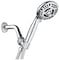 AquaDance High Pressure 6-Setting 4.15&quot; Chrome Face Hand Held Shower Head with Hose for Ultimate Shower Experience! Officially Independently Tested to Meet Strict US Quality &amp; Performance Standards