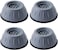 HOMESHOPPER Plastic Shock Absorber Anti Vibration Slip Mat with Suction Cup Feet Anti Walk Rubber Pads for Fridge, Washing Machine, Leveling Furniture Lifting Base -4pcs