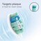 Philips Sonicare Optimal Plaque Control RFID Replacement Brush Heads, 3 pack, HX9023/92, White