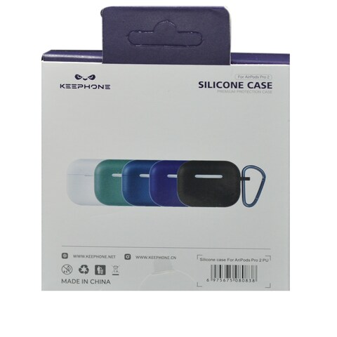 Keephone Airpods Pro2 Silicone Case Purple