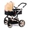 Teknum 3 in 1 Pram Stroller and Diaper Bag Bundle - Khaki