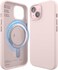 elago Magnetic Liquid Silicone for iPhone 15 case cover compatible with MagSafe Shockproof - Lovely Pink