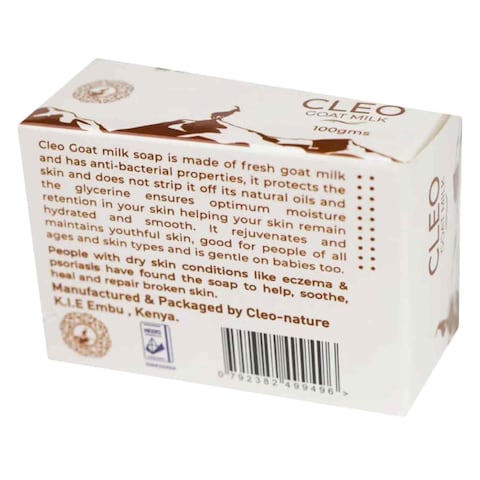 Cleo Nature Handmade Goat Milk Soap Bar 100g