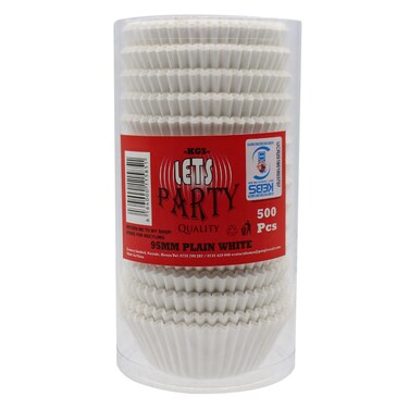 LETS PARTY CAKE CASES PL 95MM 500S