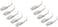 Cat 6 Ethernet Cable 1M  Patch Cable, Ethernet Cable, Network Cable, Internet Cable - 1 METER white - 10 PCS - DKURVE&reg;