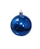 Shiny Matt Glitter Balls Blue 3cm 24Pcs