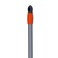 Royalford Long Floor Broom With Strong Handle - Stiff Bristles, Hanging Loop, Multipurpose Cleaning Tool Perfect For Home Or Office Use - Ideal For Sweeping Cleaning Job (Orange &amp; Grey)