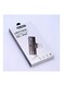 Go-Des 2-In-1 Lightning Earphone And Charger Connector With Pouch Silver/White