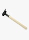 Sharpdo - 3-Piece Garden Mini Tool Set Black/Beige
