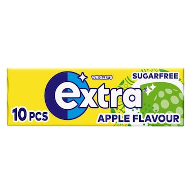 Wrigley&#39;s Extra Sugar Free Apple Chewing Gum 10 Pieces