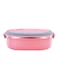Royalford Stainless Steel Lunch Box Square Pink 500ml