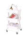 Almufarrej 3-Tier Storage Rack White 43x36x87cm