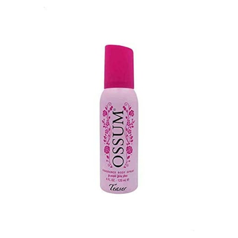 Buy Ossum Teaser Deodorant Body Spray for Women - 120 Ml in Egypt