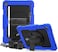 Remson Apple iPad Mini 4 / Mini 5 Rugged Shockproof Drop Protection With 360 Rotating Kickstand/Shoulder Strap Cover (Blue)