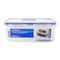 Lock &amp; LockClassic Rectangular Food Container HPL815M Medium Clear/Blue 850ml