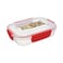M Design Food Container - 600ml - Red