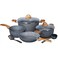 Homeway Granite Cookware Set Forged