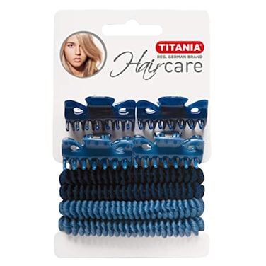 Titania 8003 Hair Band And Clip 8+4 Pieces